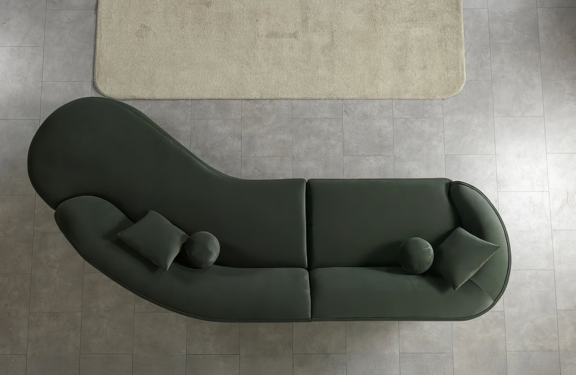 Cloe Velvet RAF Sectional