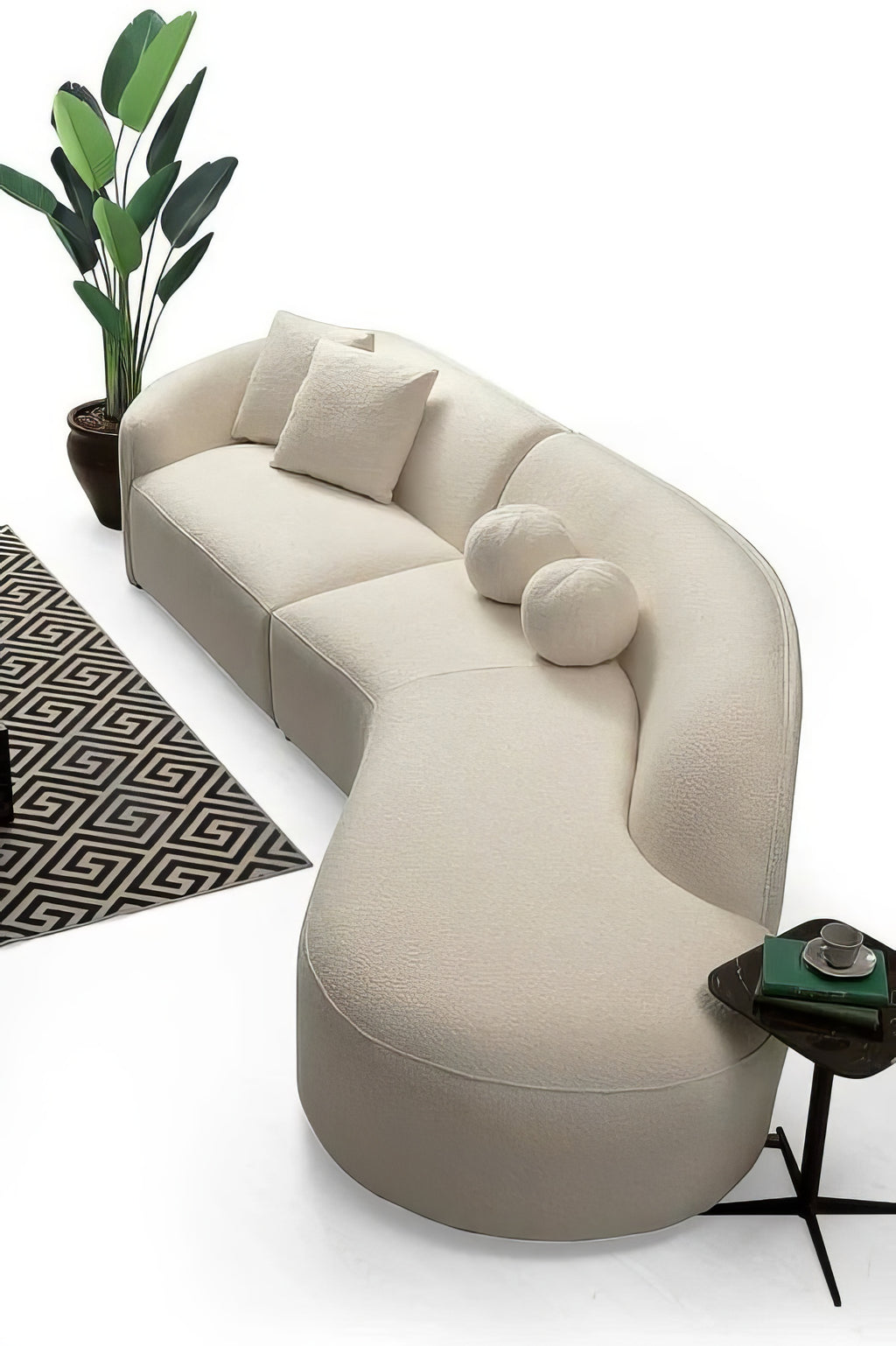 Cloe Velvet RAF Sectional