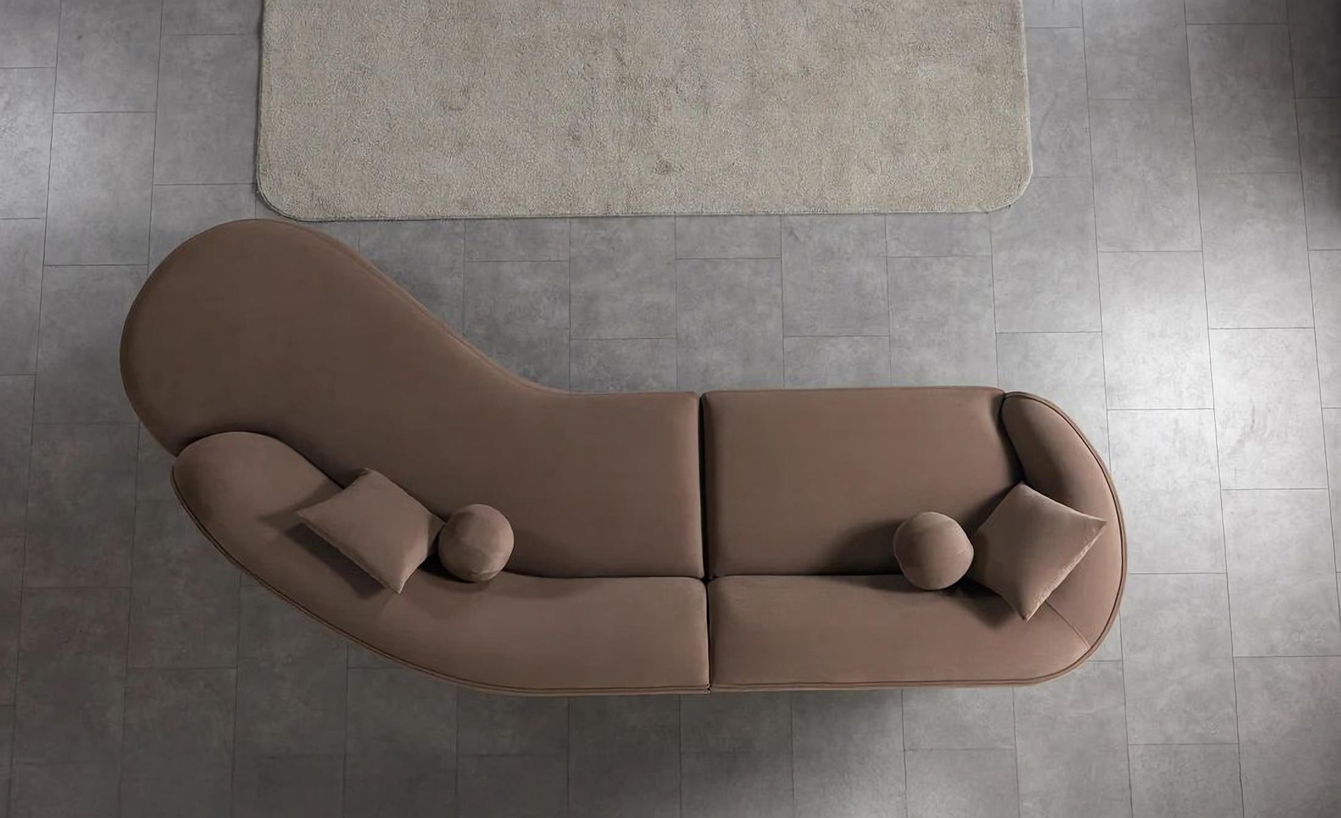 Cloe Velvet RAF Sectional