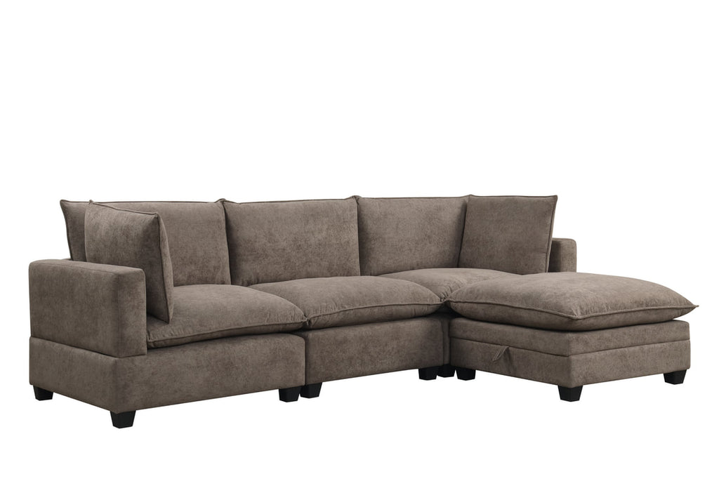 Cloud Modular Sectional Performance Fabric