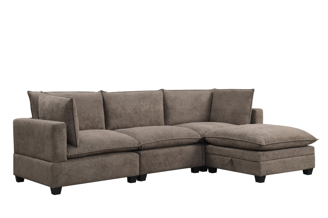 Cloud Modular Sectional Performance Fabric