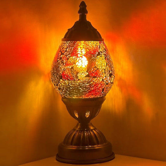 Mosaic Table Lamps with Cosmic Golden colors