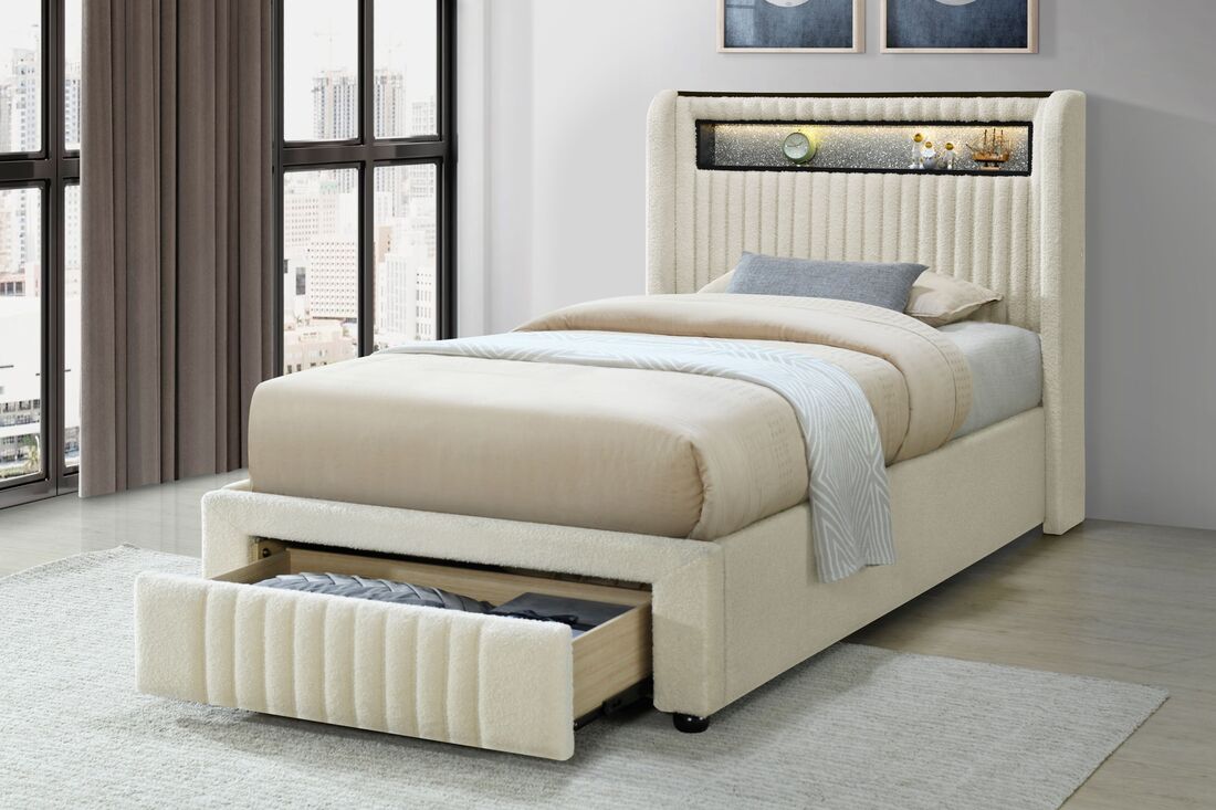 Cupid bed frame with storage