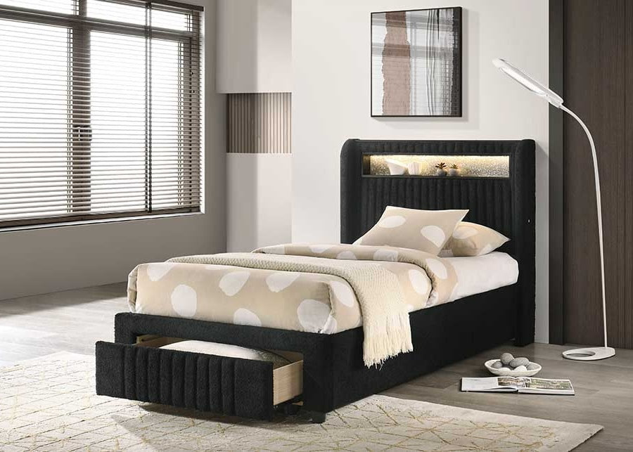 Cupid bed frame with storage