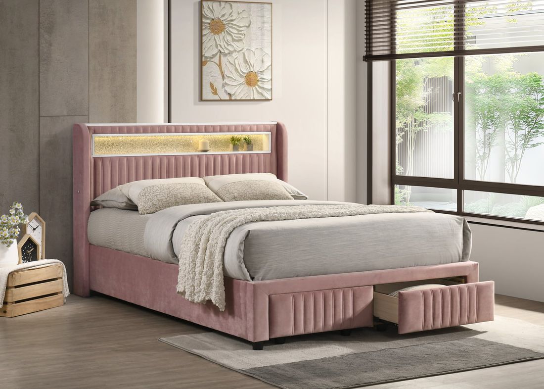 Cupid bed frame with storage