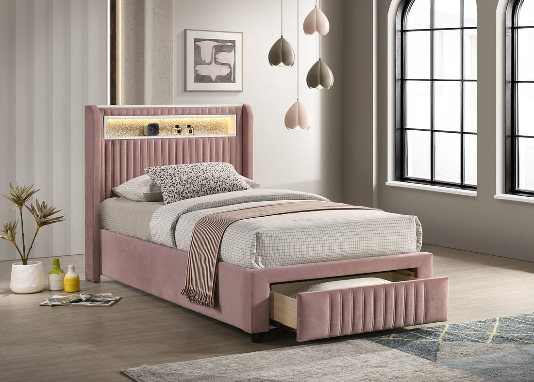 Cupid bed frame with storage