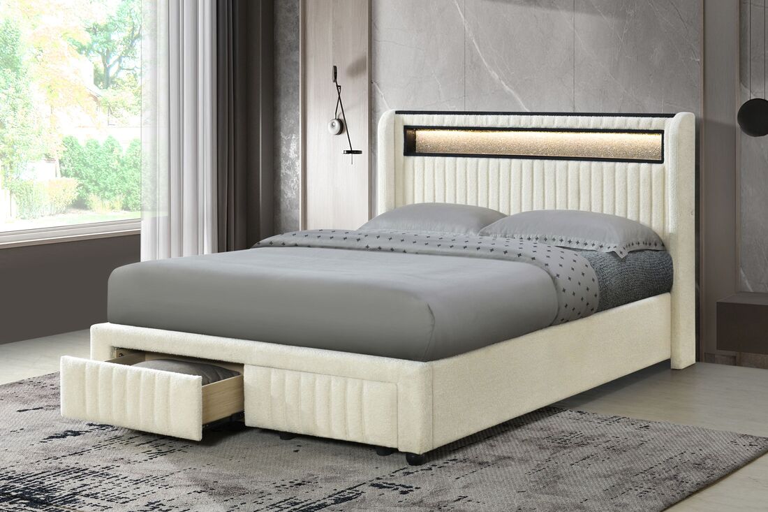Cupid bed frame with storage