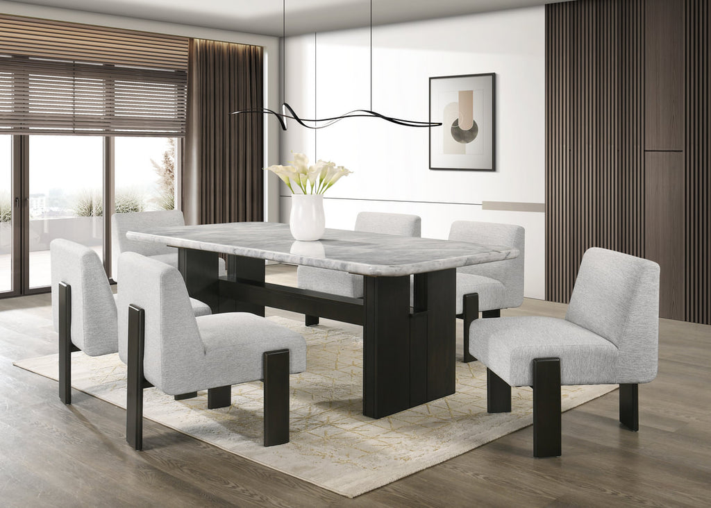 Diva dining set genuine marble