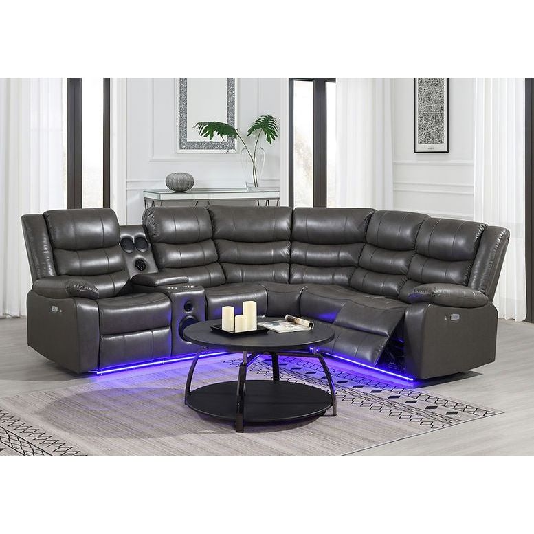 Sonic Grey Secional Reclining