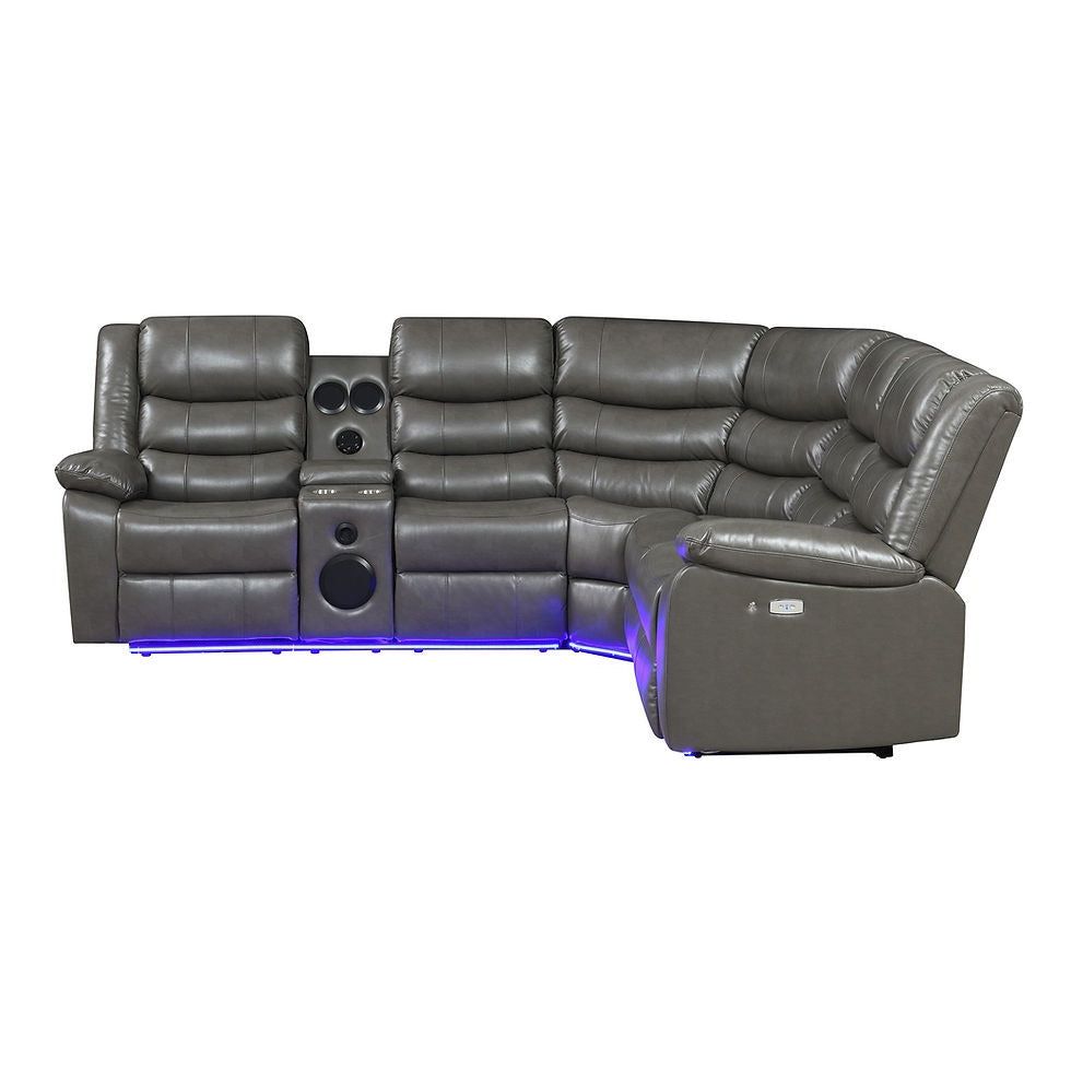 Sonic Grey Secional Reclining
