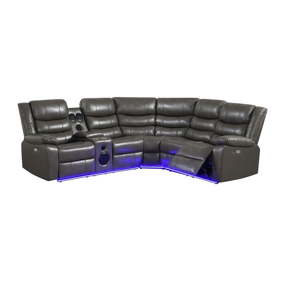 Sonic Grey Secional Reclining