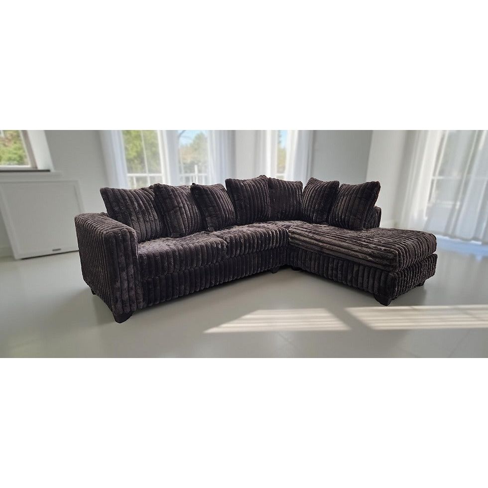 Gia Sectional Chocolate