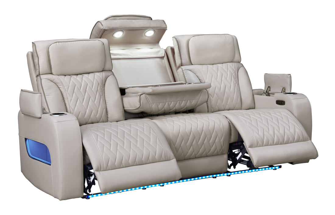 Dubai 3PC Sand Power Reclining Set