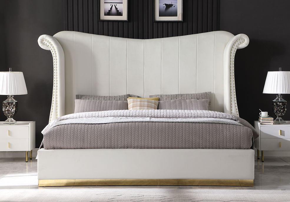 Luna Velvet Bed