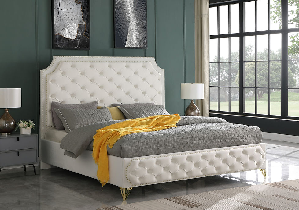 Leilah Velvet Bed