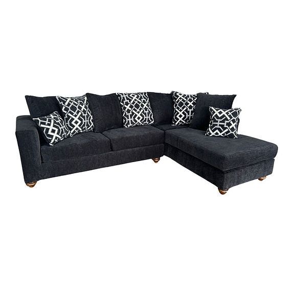 Graphite Sectional black