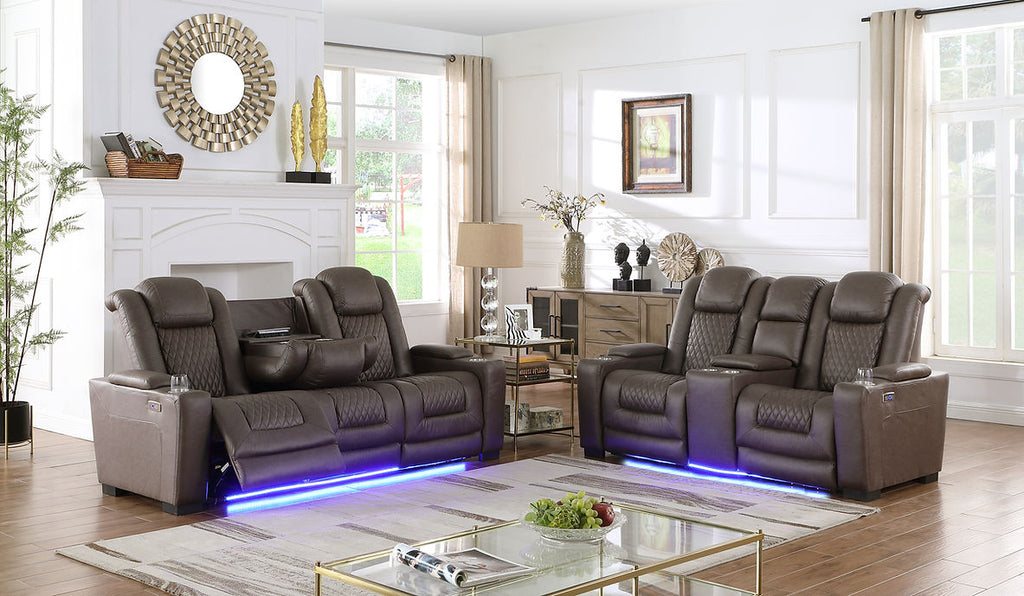 Ash reclining living room set