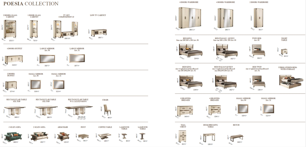 Poesia Italian Luxury Bedroom
