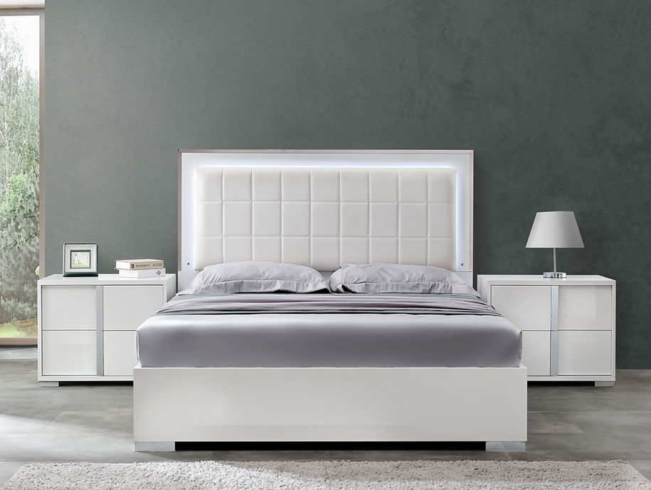 Beverly White Gloss Bedroom