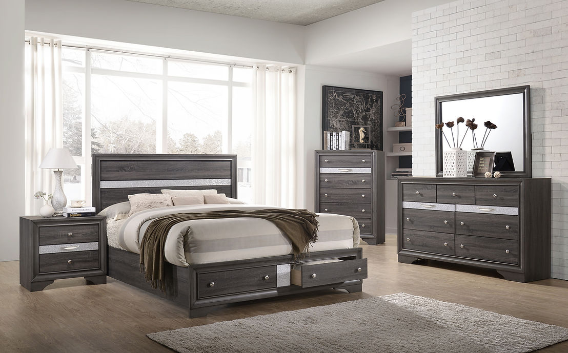 Hannah Bedroom Grey