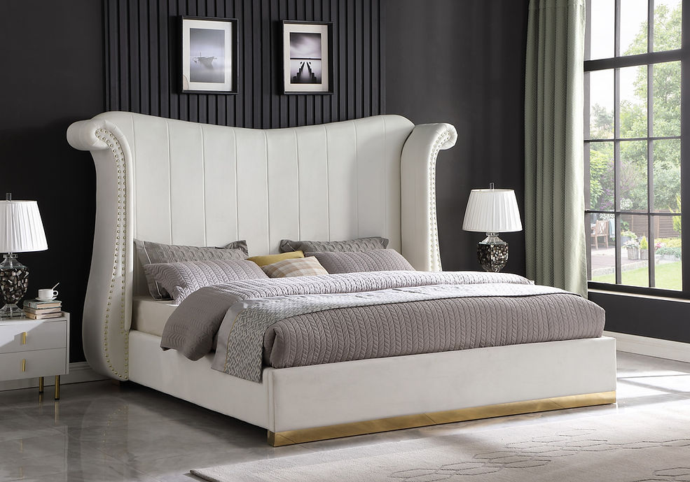Luna Velvet Bed