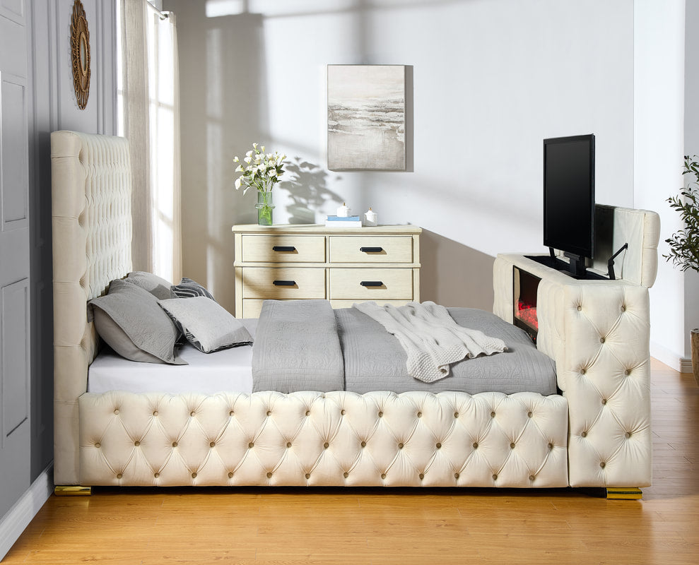 Future Platform Bed TV Stand