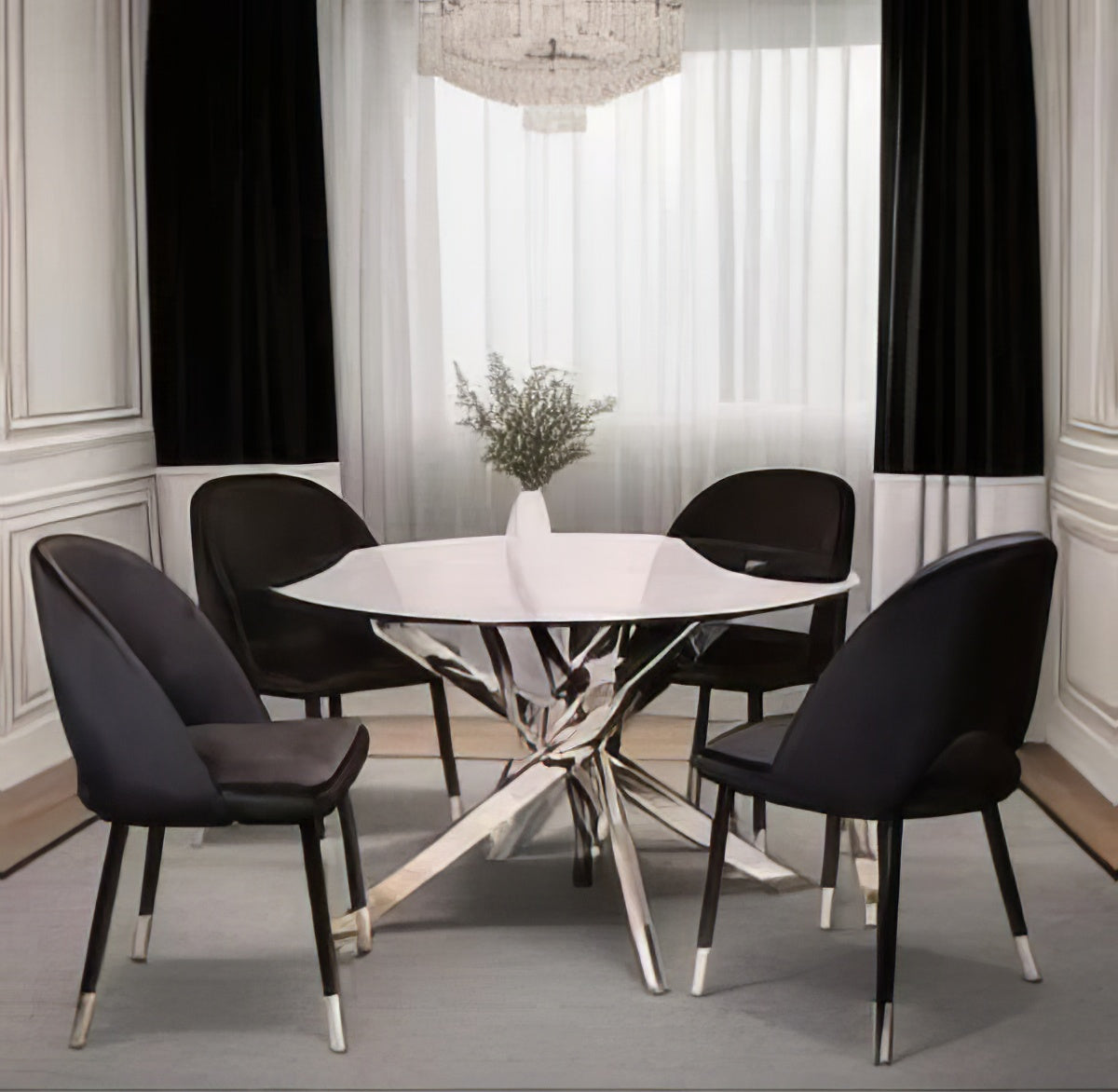 Round dining set