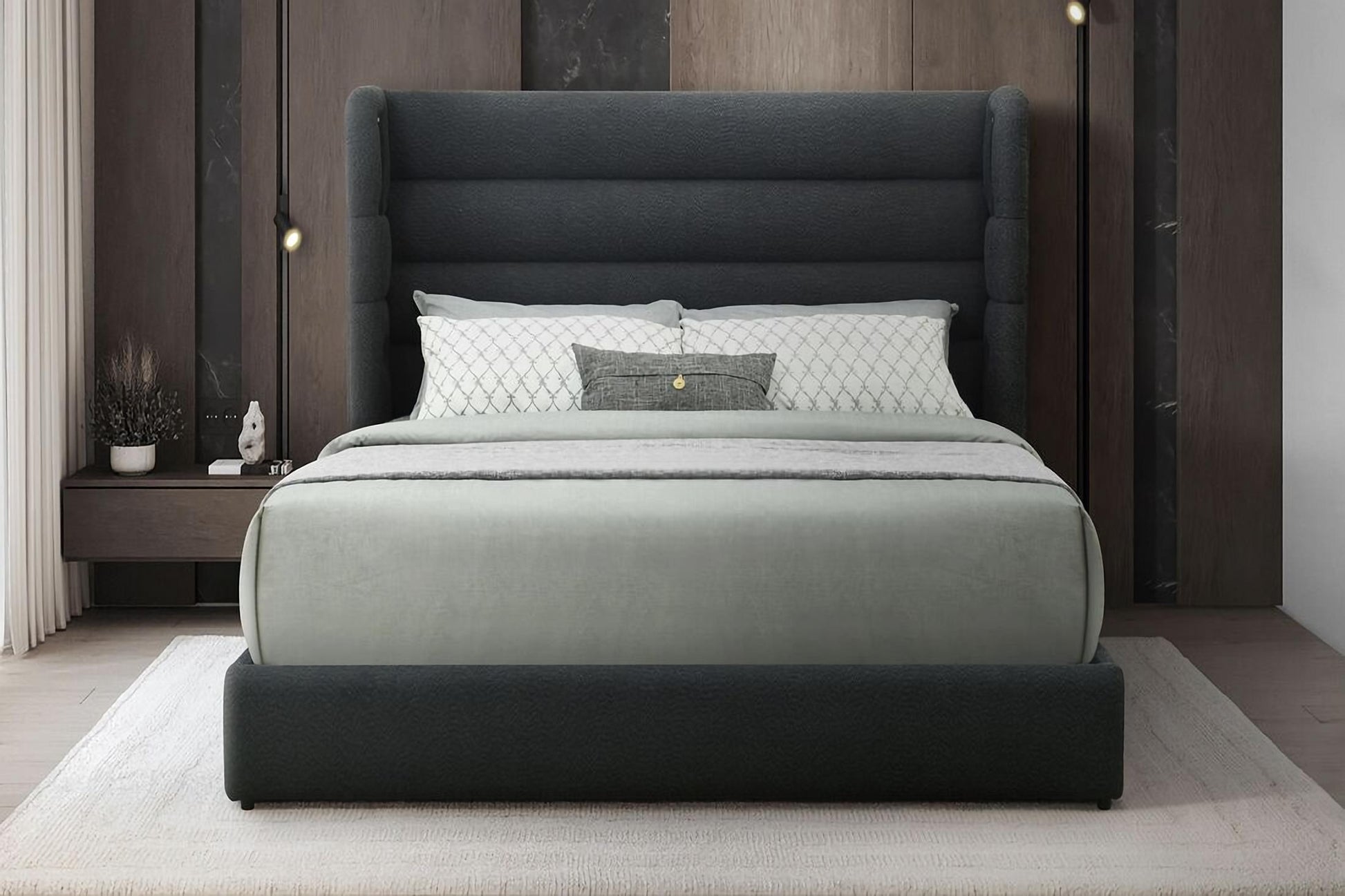 Hero Black Platform Bed