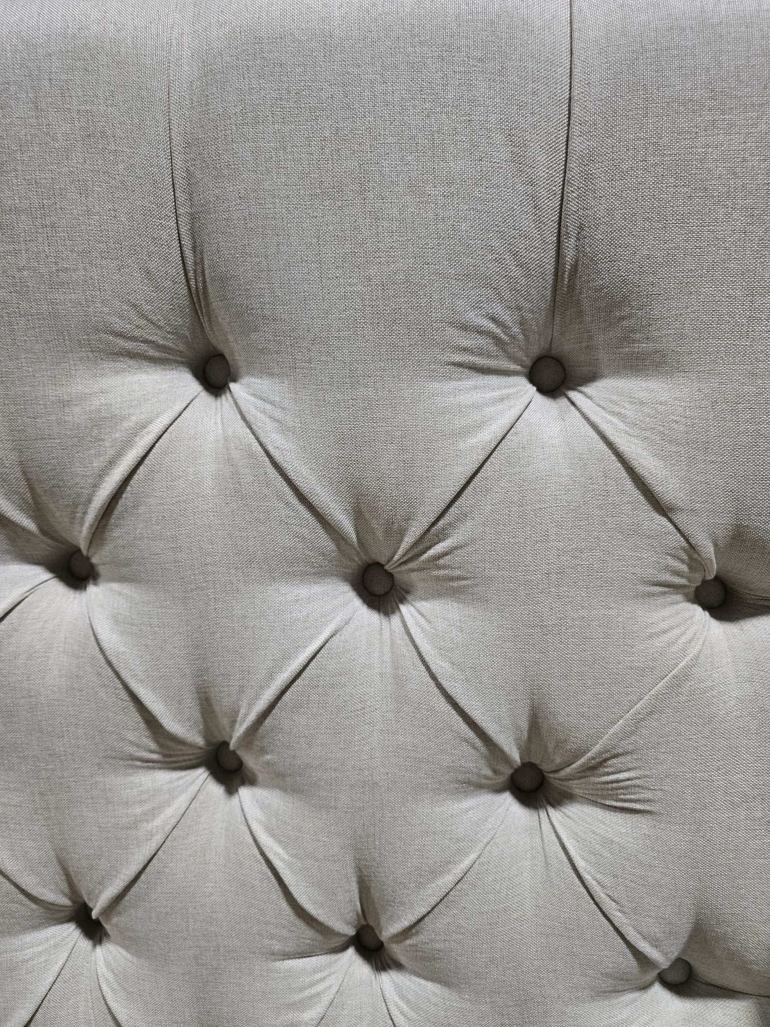 Hugh Queen Linen Upholstered Platform Bed