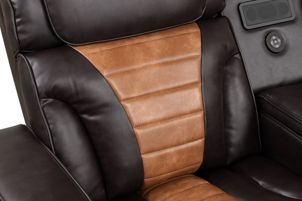 Ibiza Brown Reclining Sectional
