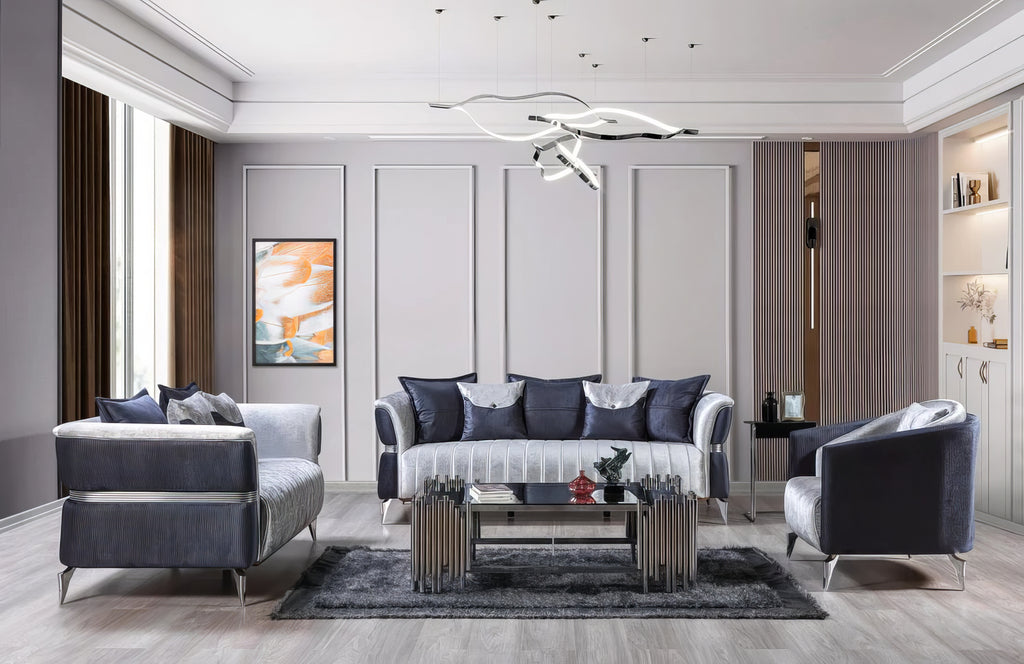 Leina Sofa  -Loveseat set