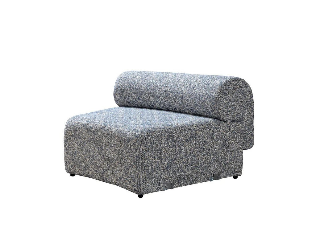Lena Boucle 3-Piece Curved Sectional
