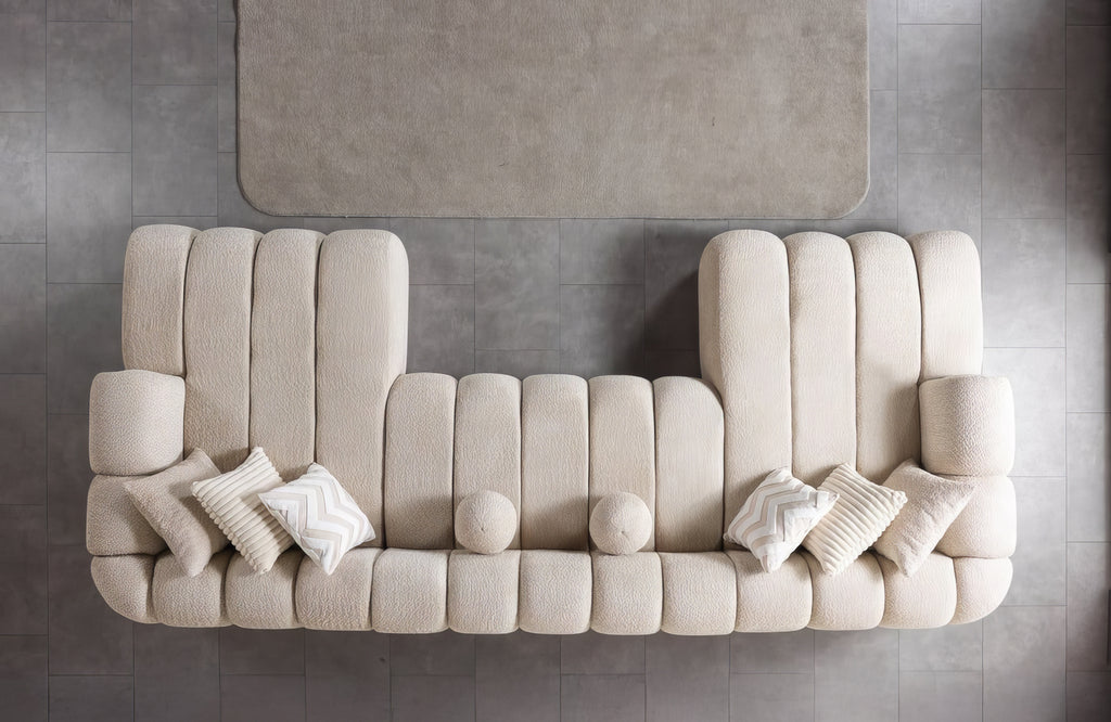 Lisa Boucle Double Chaise Sectional