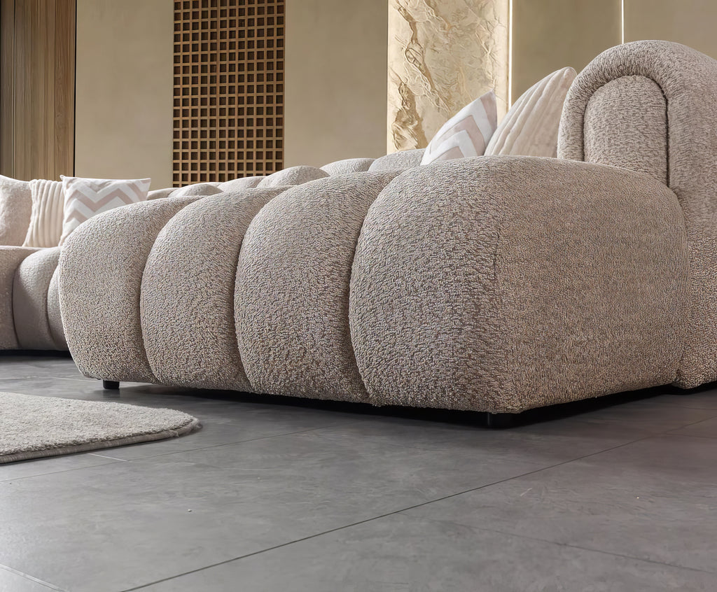 Lisa Boucle Double Chaise Sectional