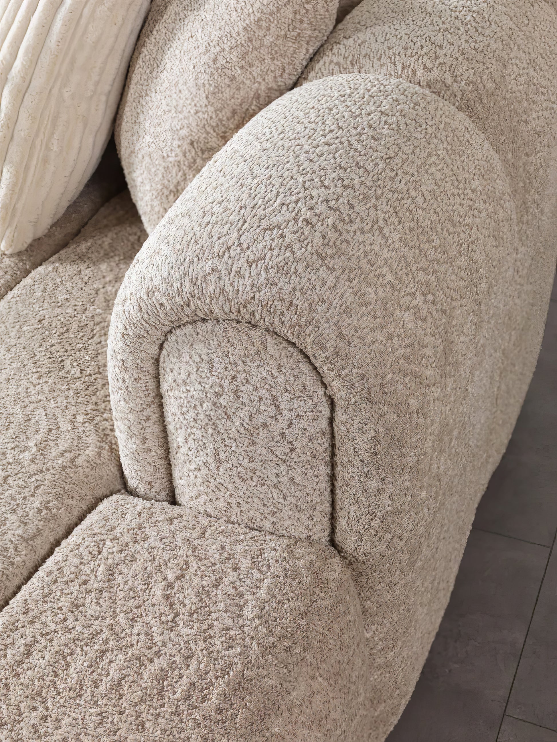 Lisa Boucle Double Chaise Sectional