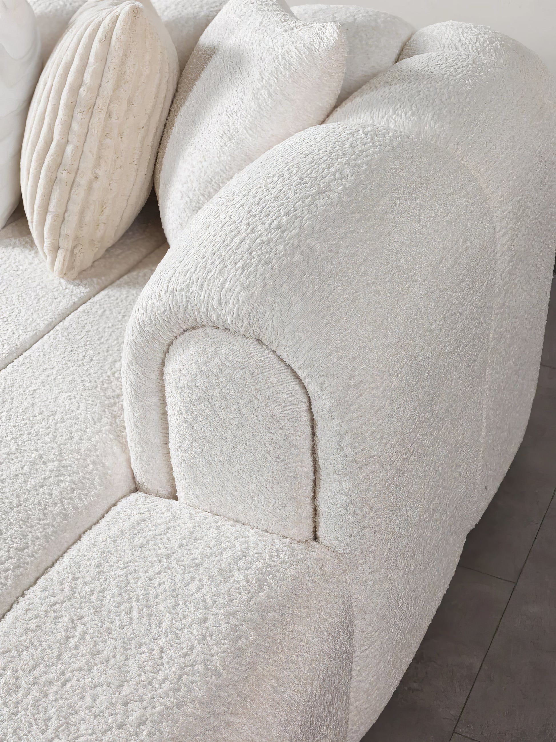 Lisa Boucle Double Chaise Sectional