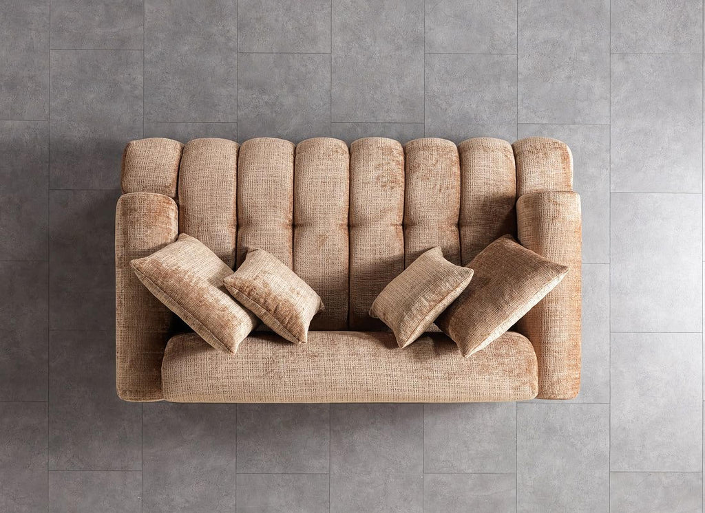 Yulia Boucle Sofa & Loveseat Set