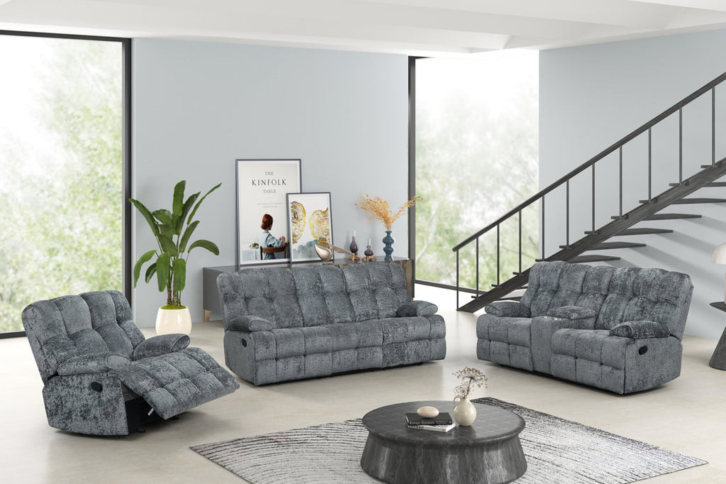 Martina Grey 3PC Reclining Set