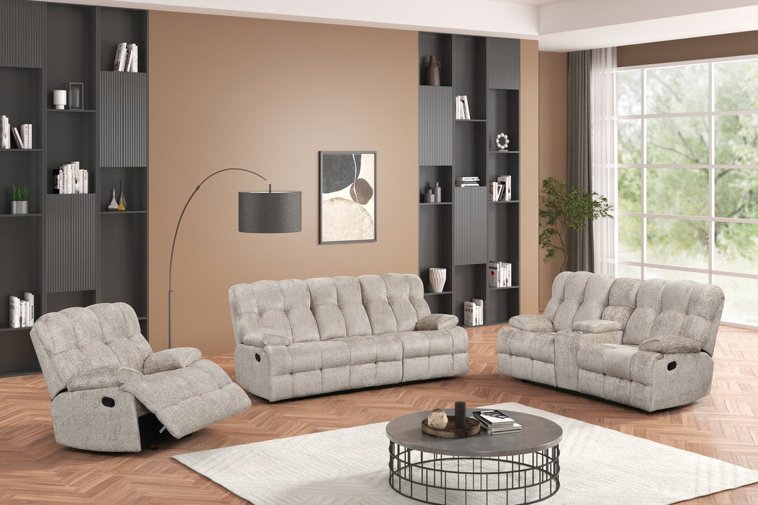 Martina Gray 3PC Reclining Set