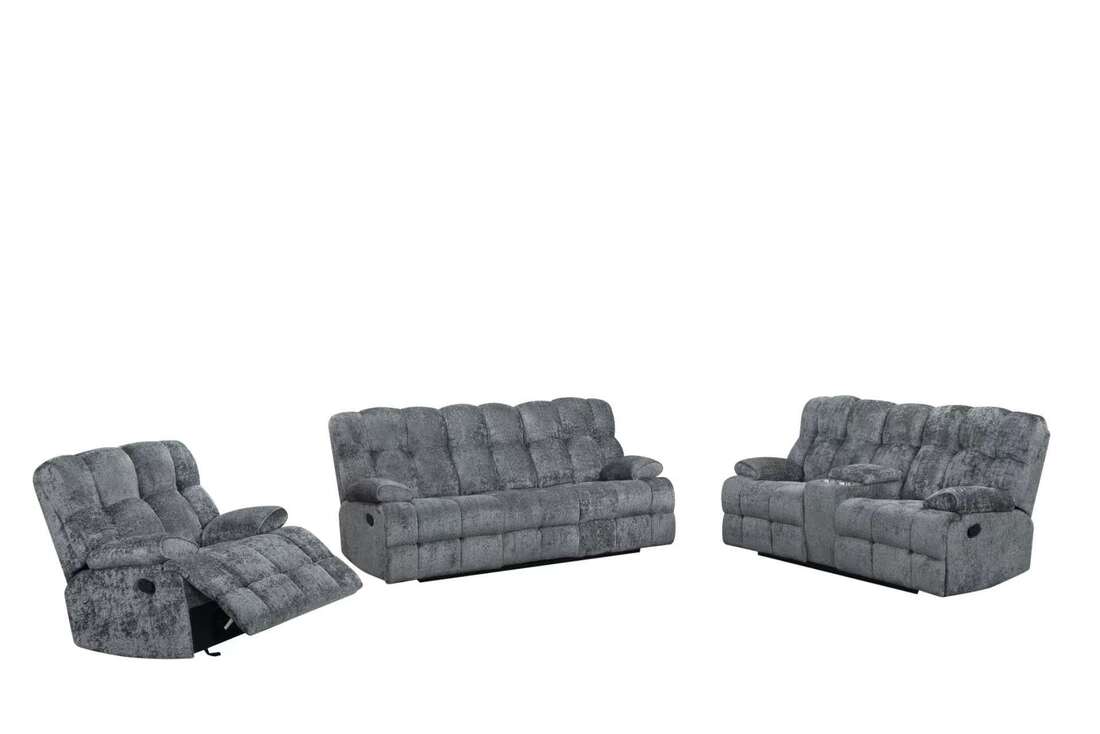 Martina Grey 3PC Reclining Set