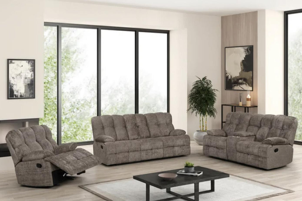Martina Brown 3PC Reclining Set
