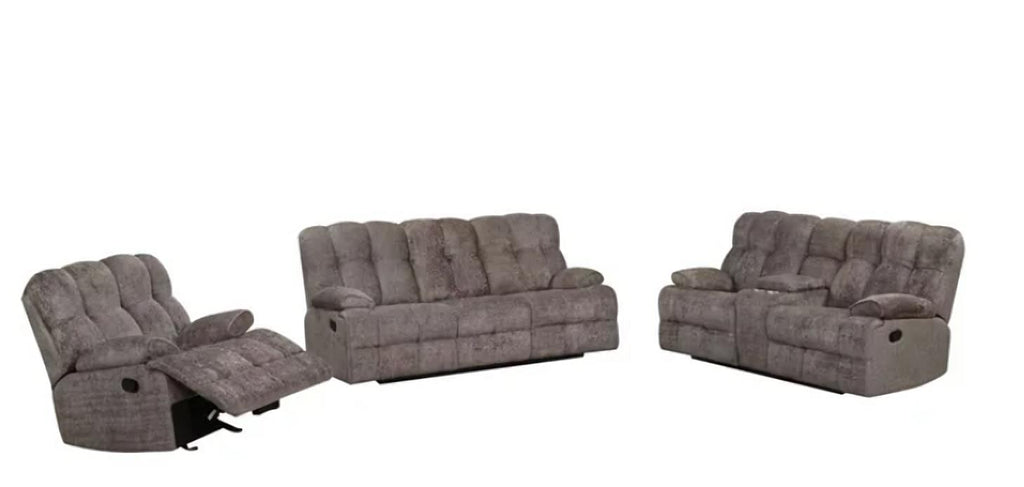 Martina Brown 3PC Reclining Set