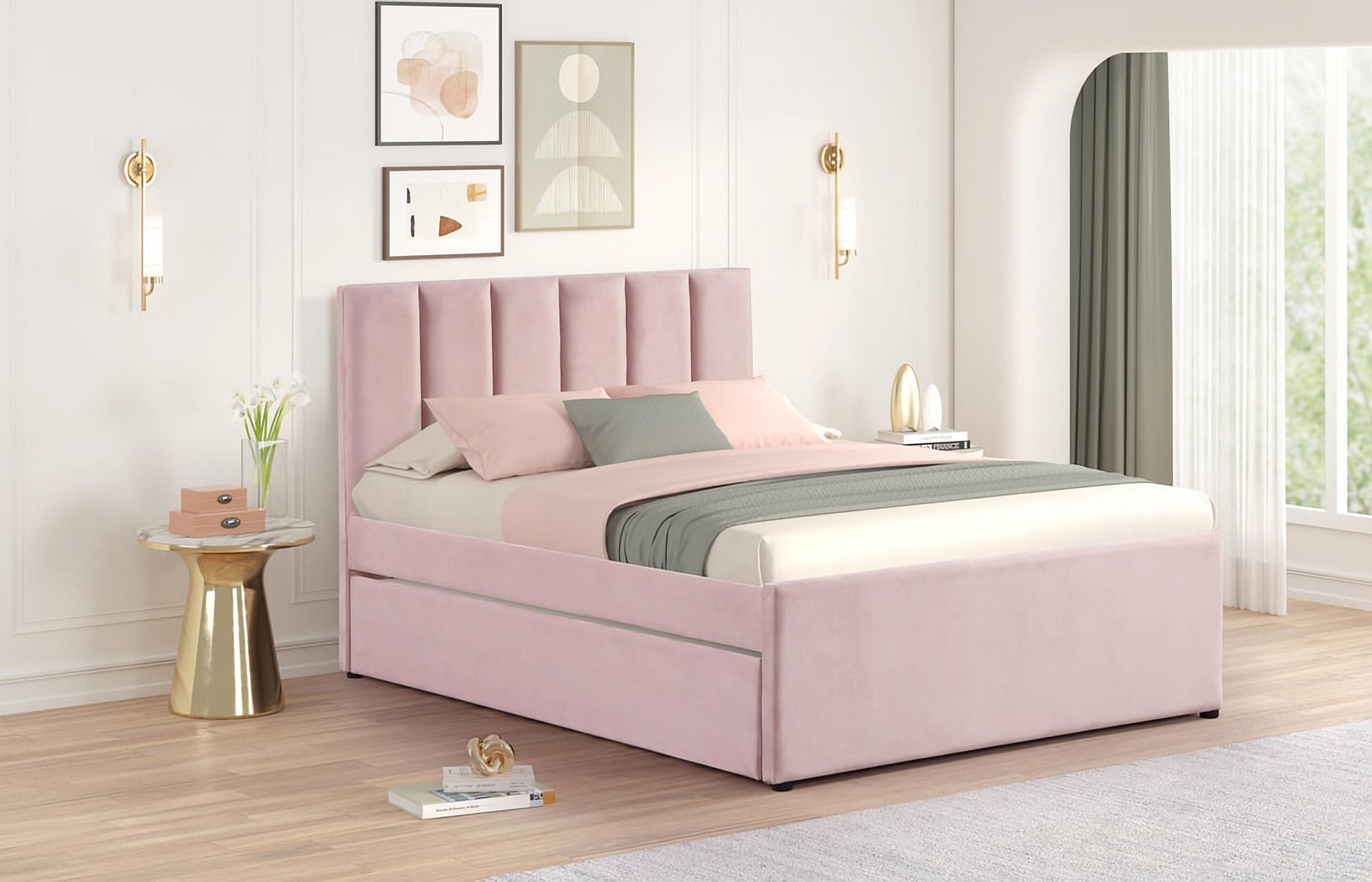 Maya Platform Bed w/ Trundle