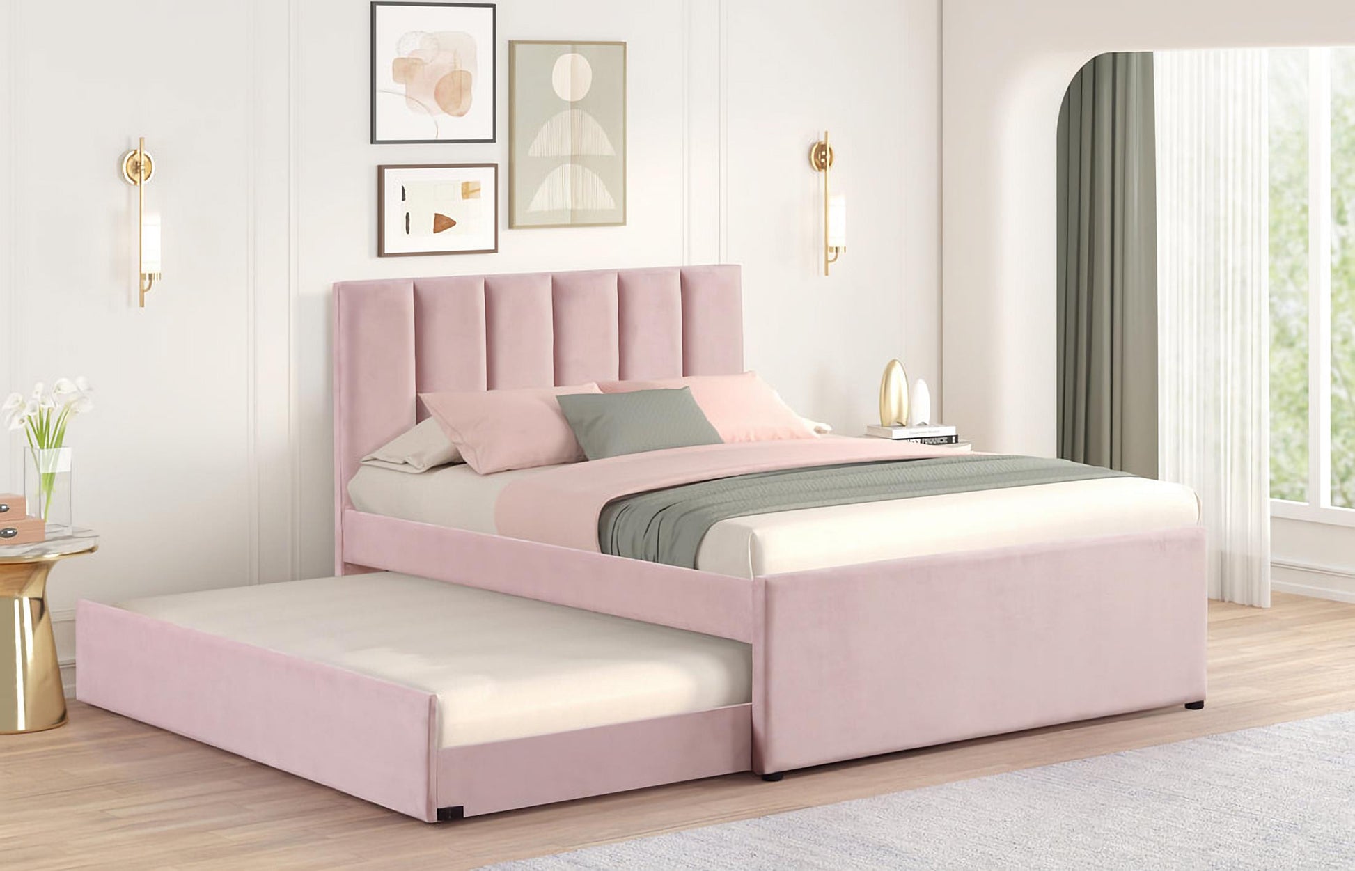Maya Platform Bed w/ Trundle