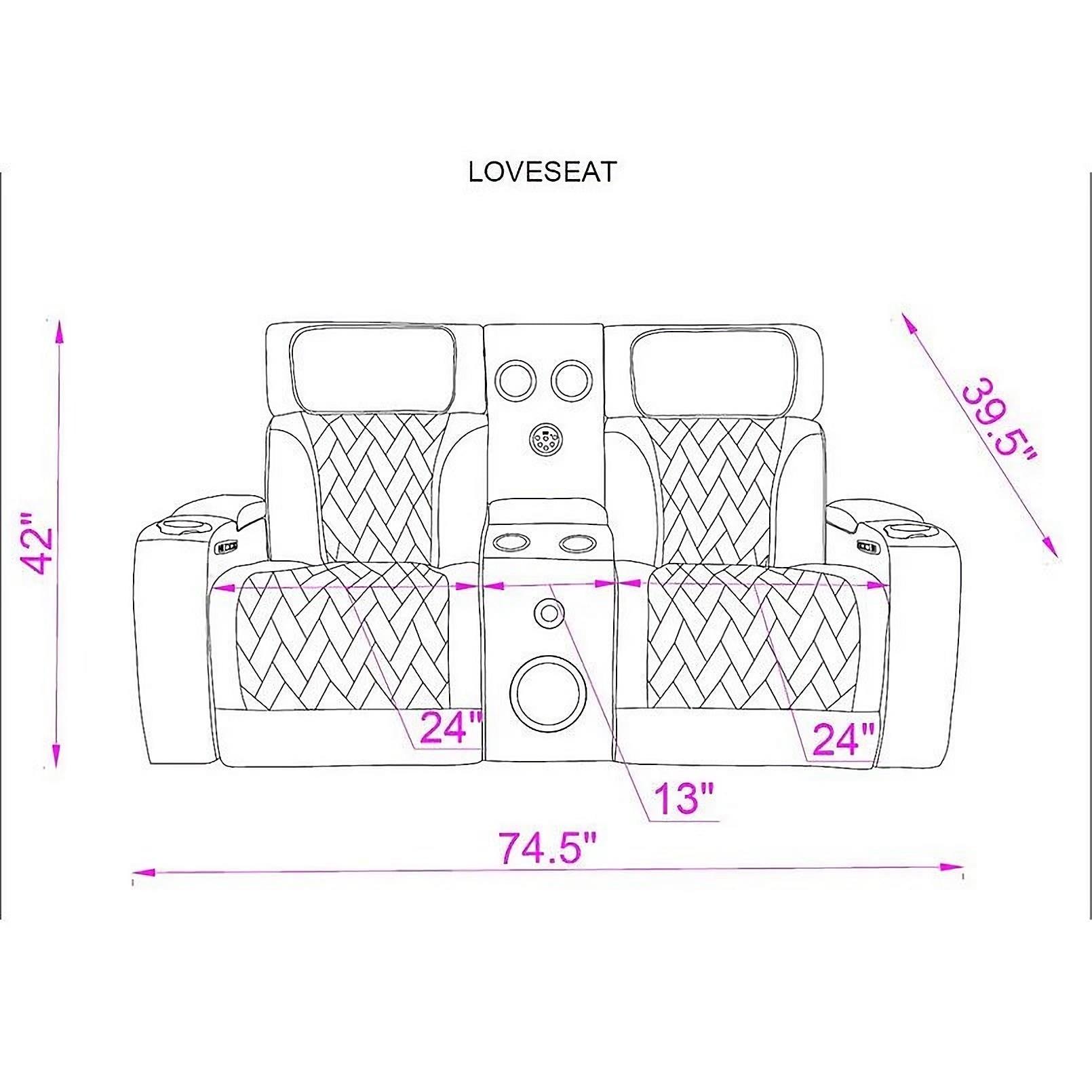 Skyline 3- Piece Living Room Set