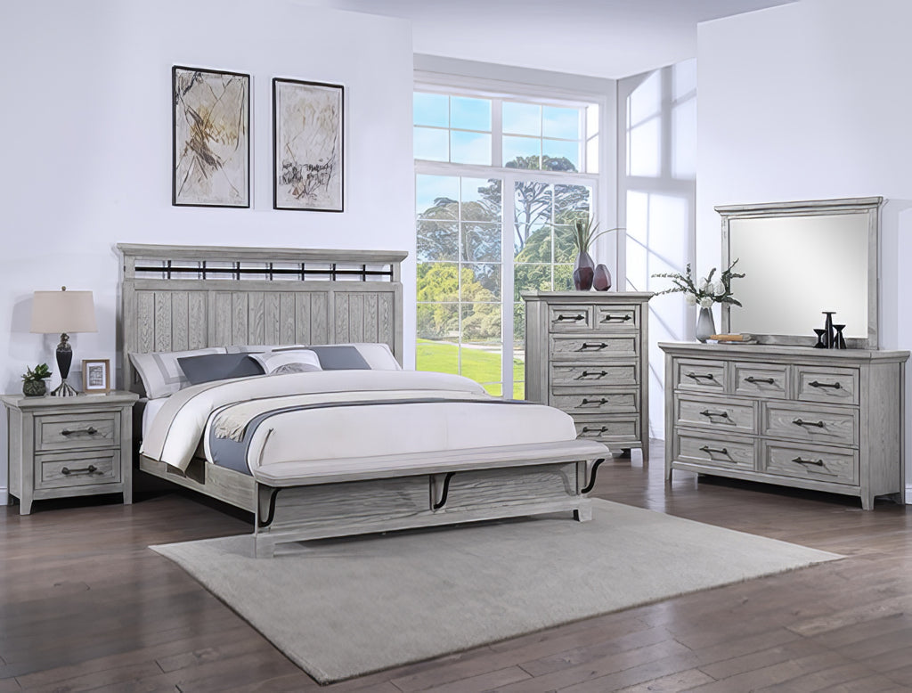 BECKETT NATURAL WOOD BEDROOM
