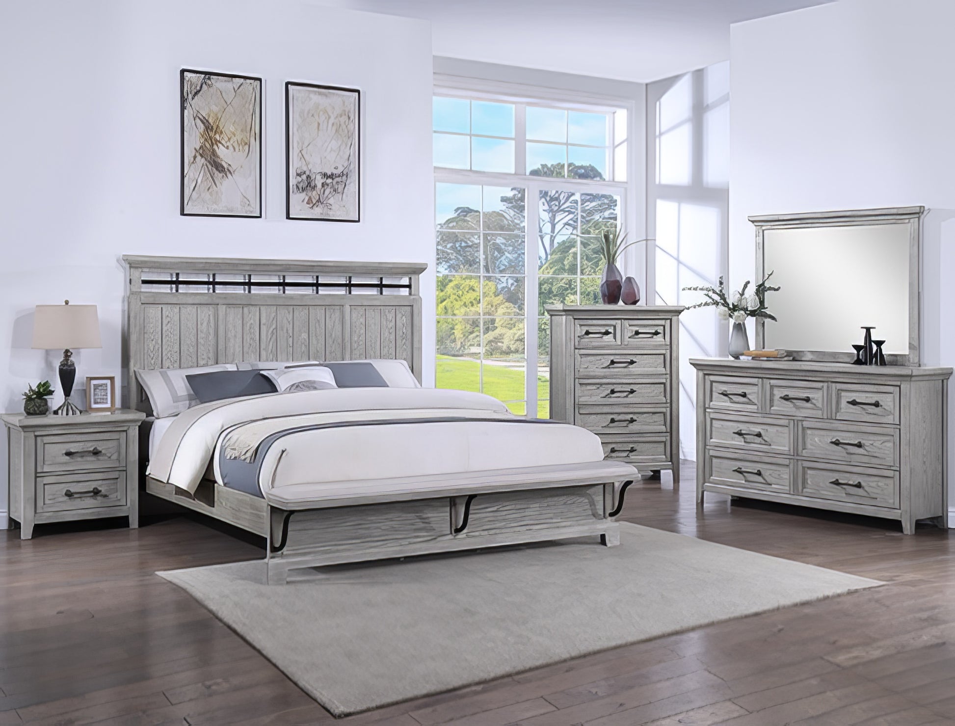 BECKETT NATURAL WOOD BEDROOM