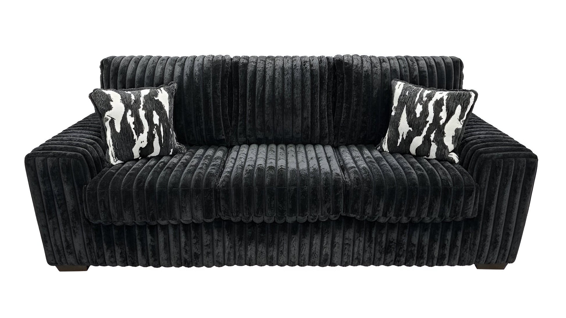Sofa and Loveseat Black