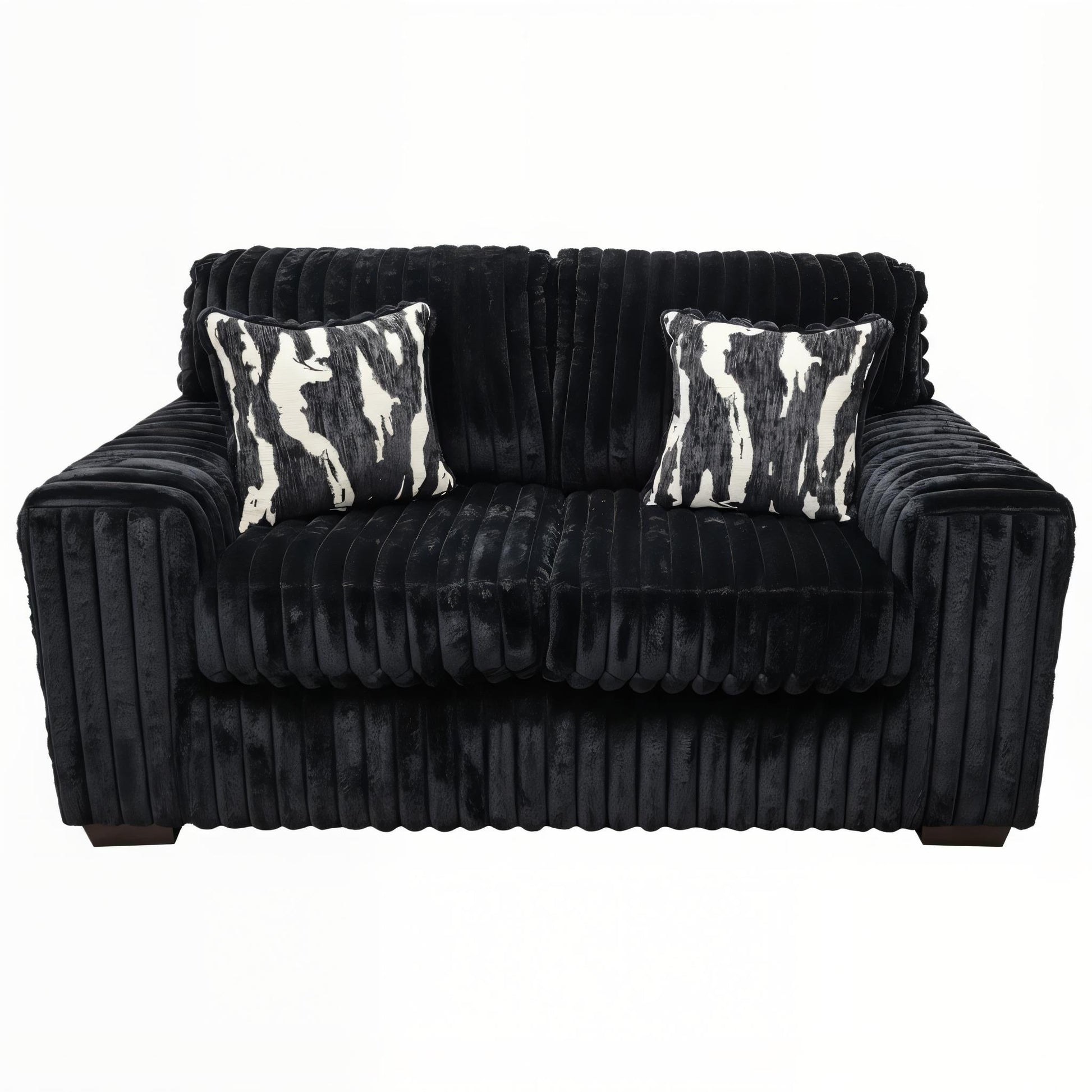 Sofa and Loveseat Black