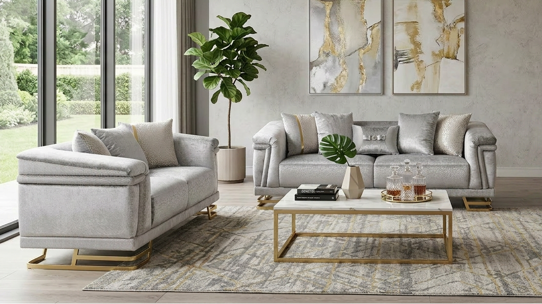 Amalfi Grey Living Room